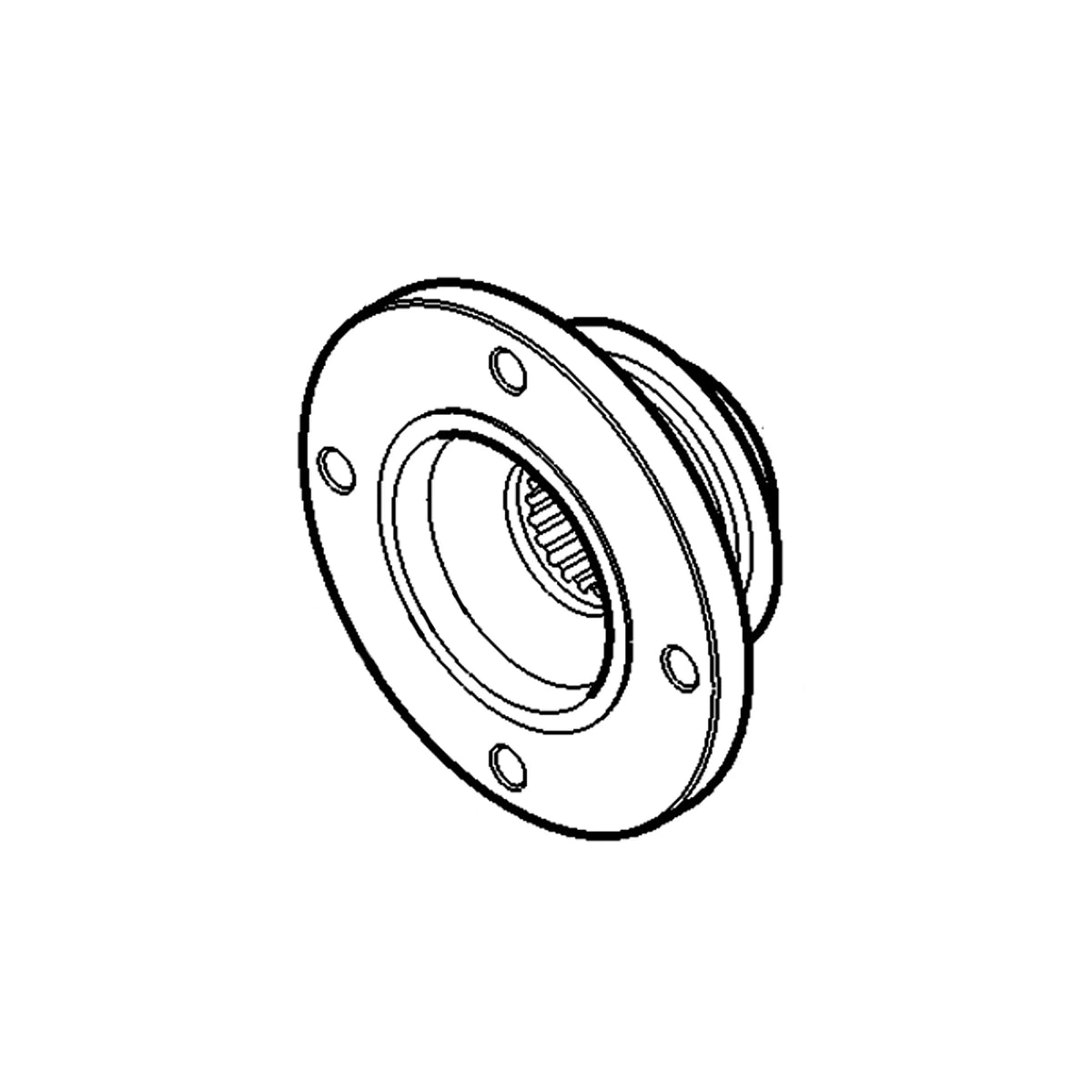 AL208845: Fits John Deere AL208845 Bevel Gear Flange – Genuine OEM