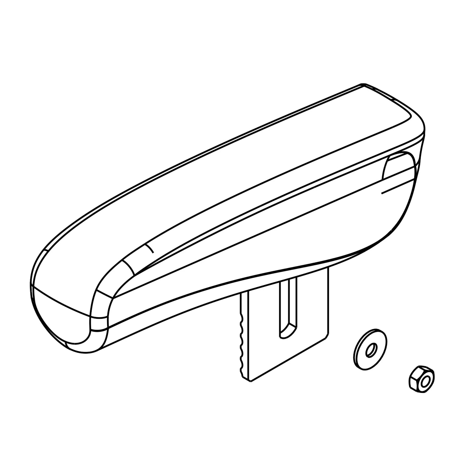 AL210486: Fits John Deere AL210486 Armrest Kit – Genuine OEM
