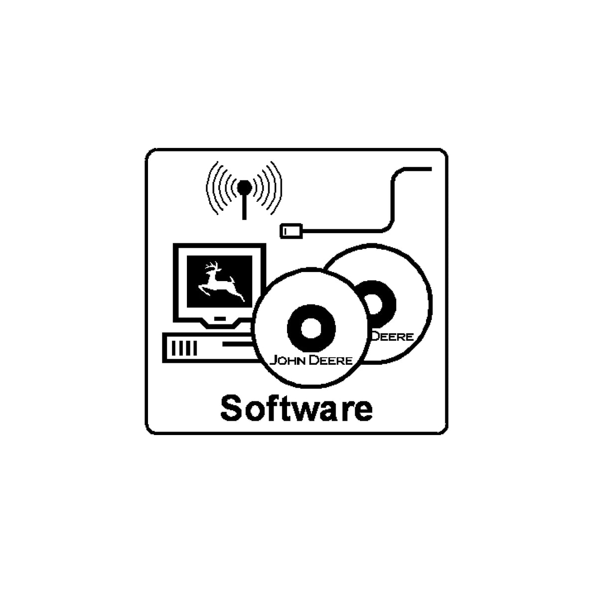 AL216837: Fits John Deere AL216837 Radar Sensor Diagnostic Software Kit – Genuine OEM
