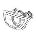 AL220992: Fits John Deere AL220992 Low Beam Headlight, Left Side – Genuine OEM