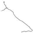AL221025: Fits John Deere AL221025 Tee Fitting Oil Line, MX 25 – Genuine OEM