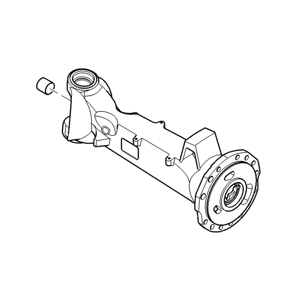 AL224126: Fits John Deere AL224126 Short Axle Housing, Left Side – Genuine OEM