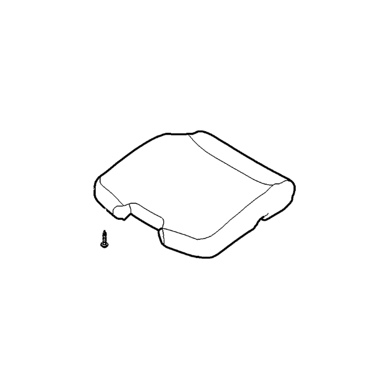 AL224594: Fits John Deere AL224594 Fabric Seat Bottom Cushion – Genuine OEM