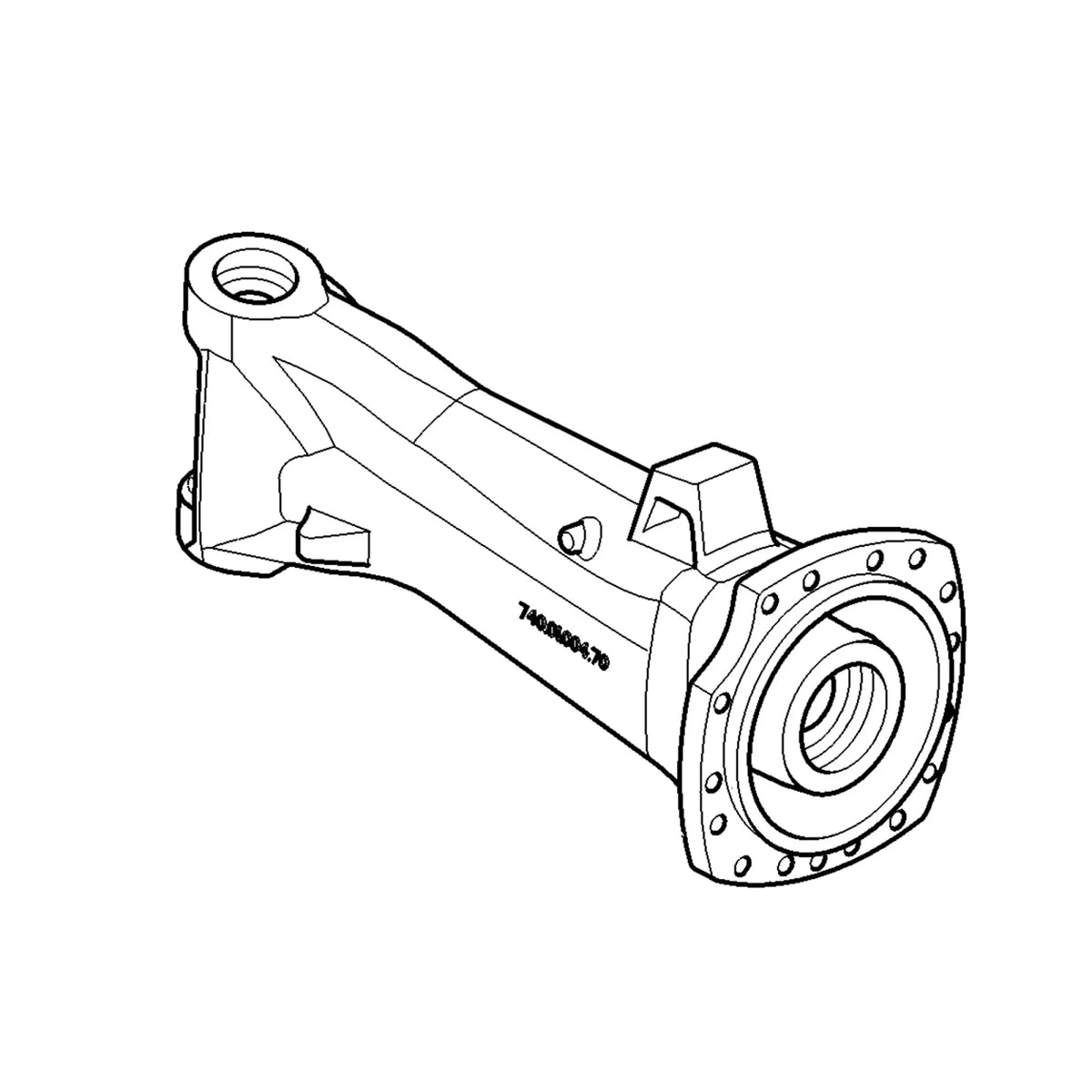 AL225160: Fits John Deere AL225160 MFWD Axle LH Housing – Genuine OEM