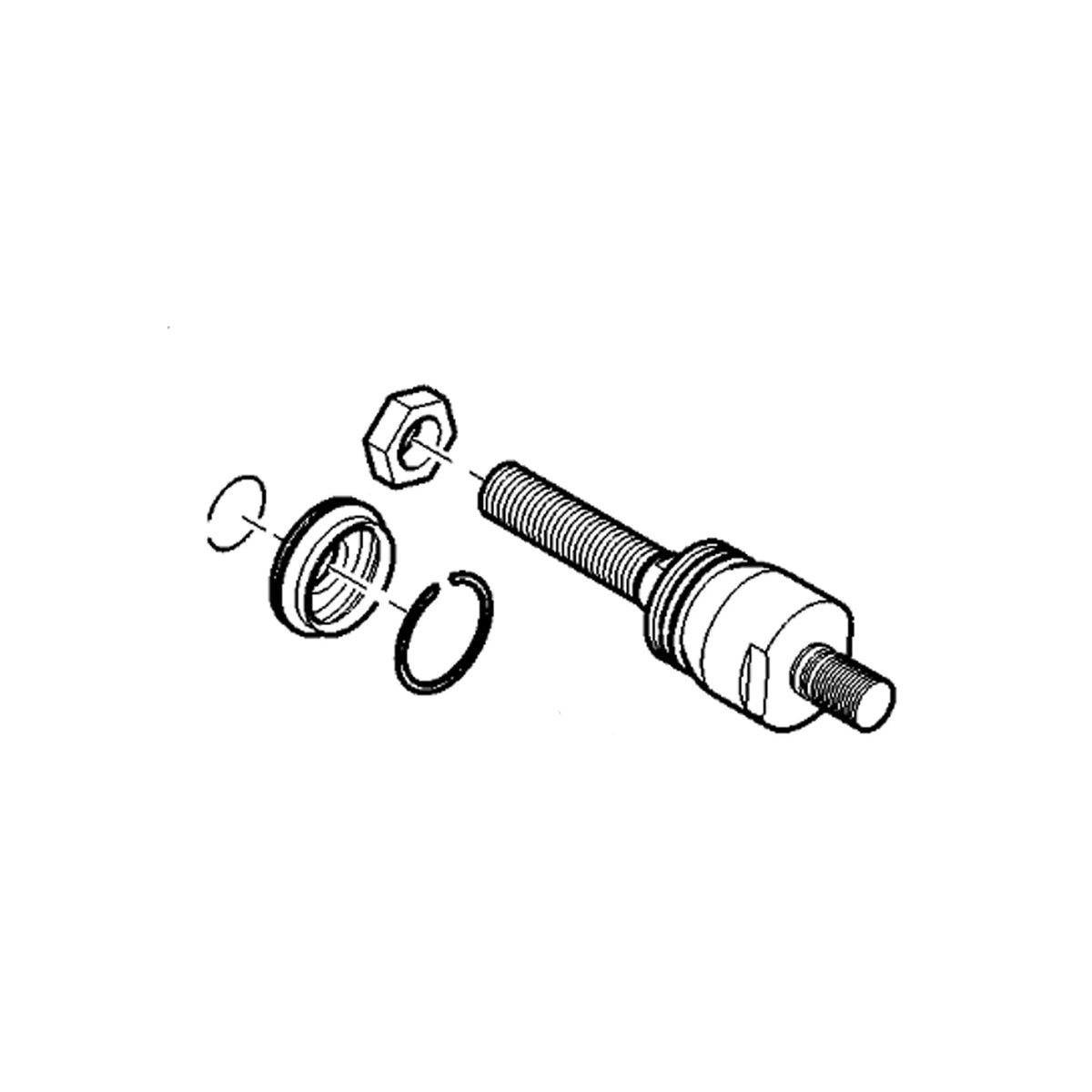 AL227351: Fits John Deere AL227351 Tie Rod Axial Ball Joint – Genuine OEM