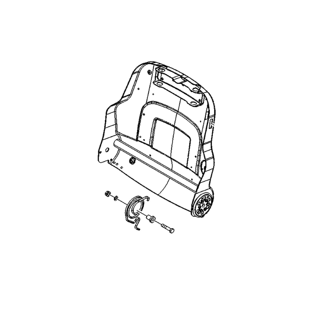 AL229957: Fits John Deere AL229957 Backrest Seat – Genuine OEM