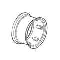 AL24251: Fits John Deere AL24251 Rim, 14 X 28 – Genuine OEM