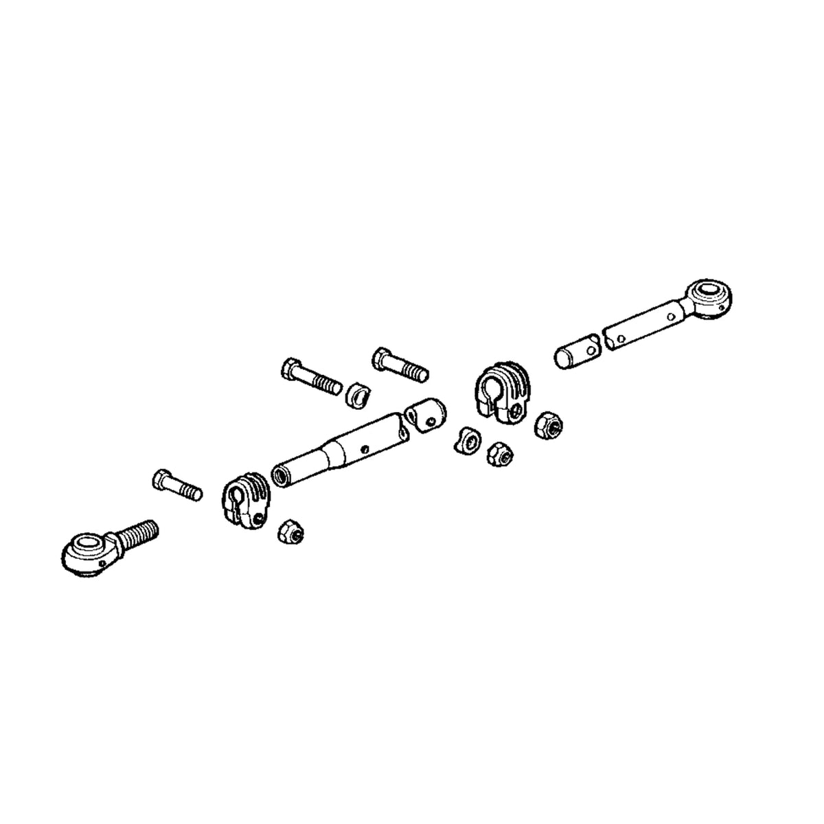 AL68725: Fits John Deere AL68725 Hydrostatic Steering Tie Rod Assembly – Genuine OEM