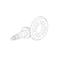 AL81835: Fits John Deere AL81835 Bevel Gear Set – Genuine OEM