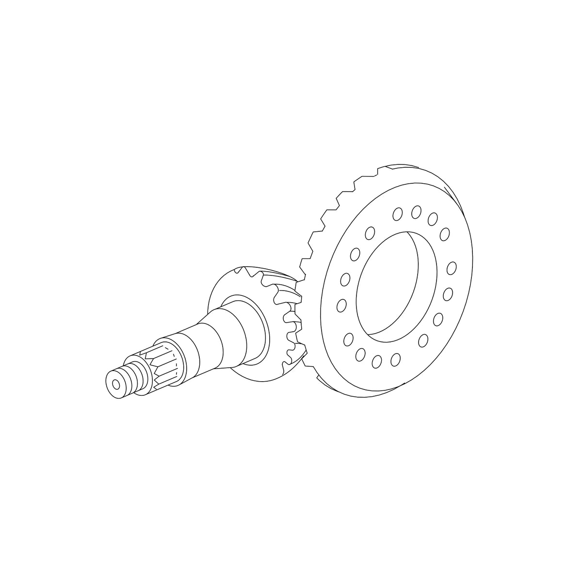 AL81835: Fits John Deere AL81835 Bevel Gear Set – Genuine OEM