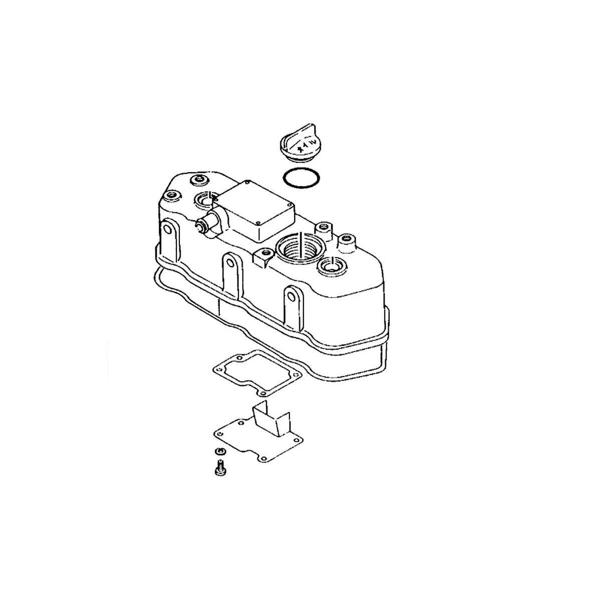 AM882585: Fits John Deere AM882585 Engine Cylinder Head Valve Cover – Genuine OEM