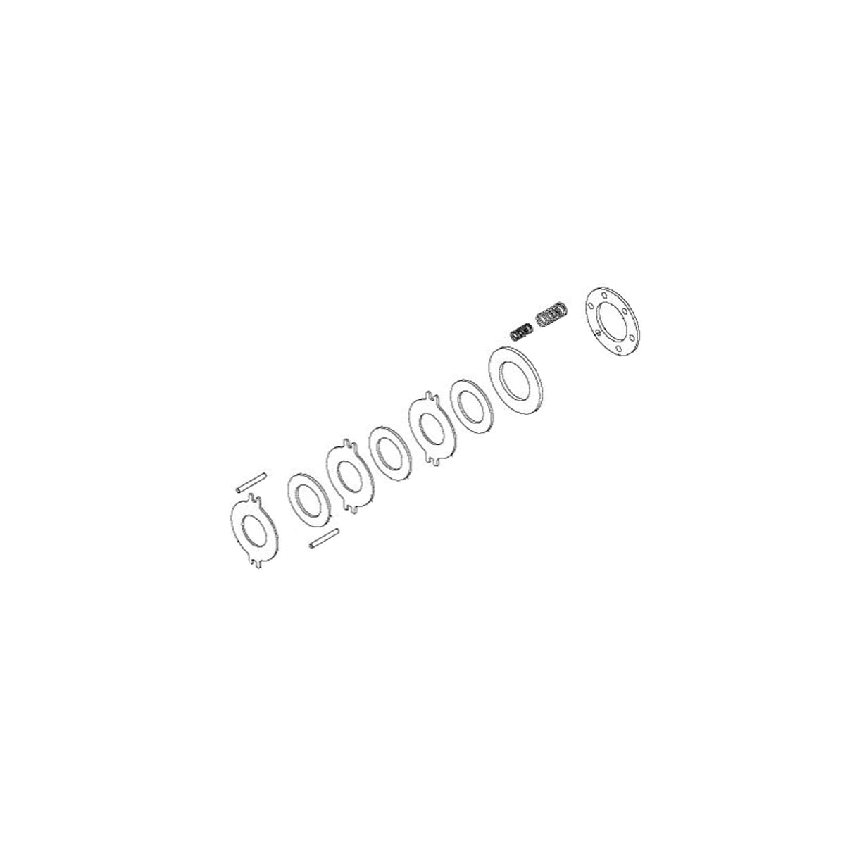 AN204010: Fits John Deere AN204010 Park Brake Hardware Kit – Genuine OEM