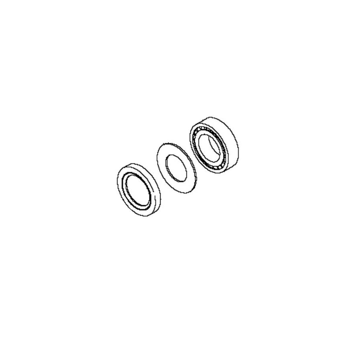 AN204011: Fits John Deere AN204011 Suspension Roller Bearing Kit – Genuine OEM