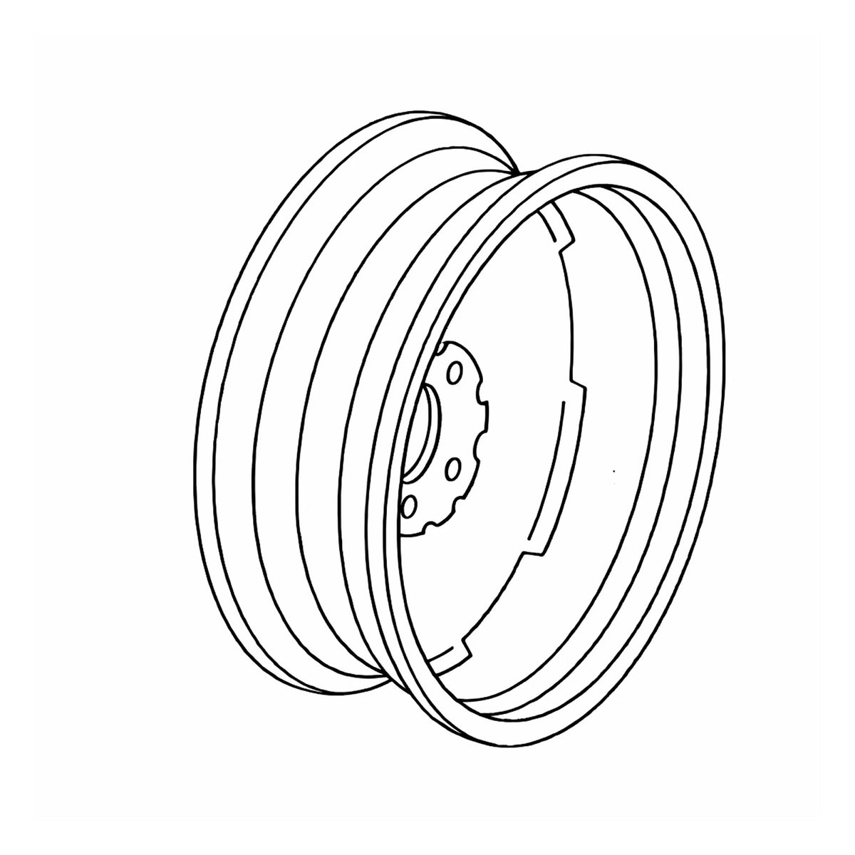 AN241670: Fits John Deere AN241670 Rim, 8 X 14 – Genuine OEM