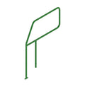 AN277342: Fits John Deere AN277342 Handrail, Side Extension – Genuine OEM