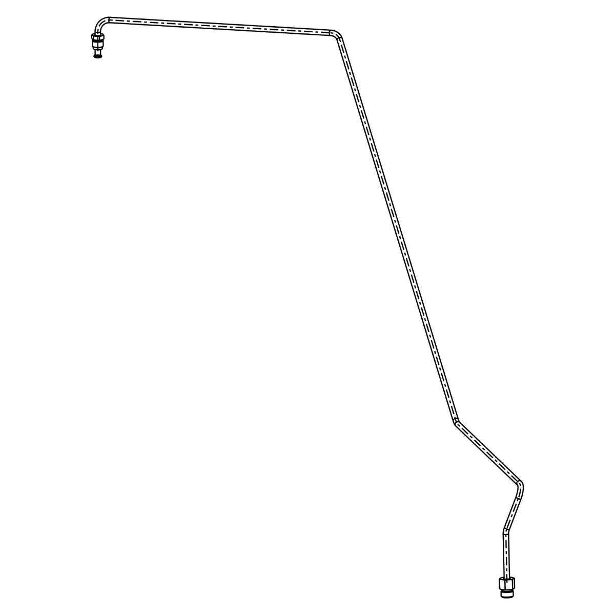 AN277533: Fits John Deere AN277533 Right Side Brake Line Assembly – Genuine OEM