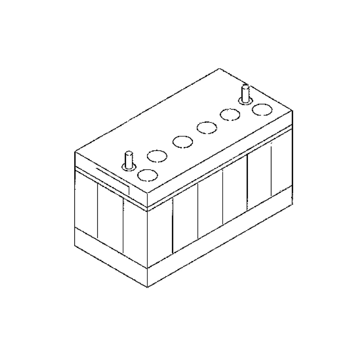AP29991: Fits John Deere AP29991 12 Volts Battery, Wet Charged, 280 CCA, 27F BCI – Genuine OEM
