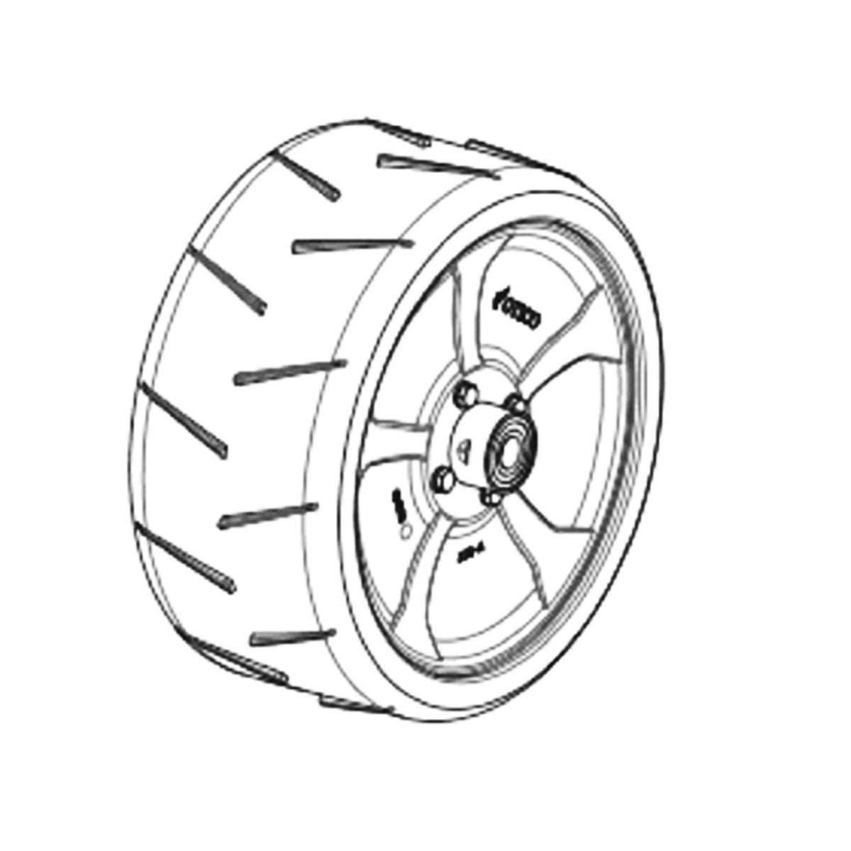 AP40909: Fits John Deere AP40909 Semi Pneumatic Anto Scalp Wheel – Genuine OEM