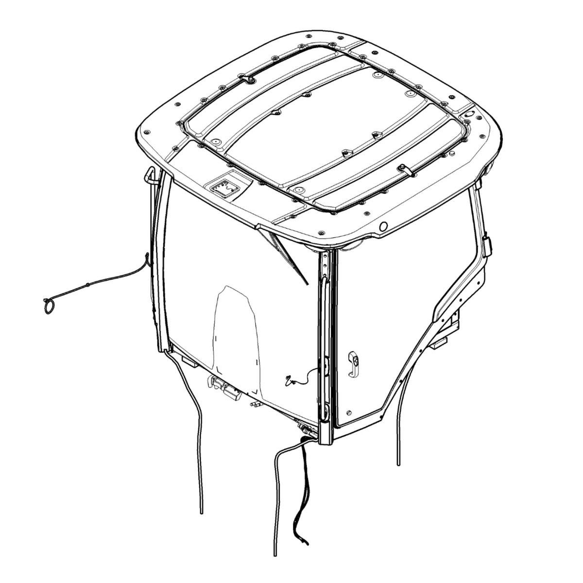 AR203383: Fits John Deere AR203383 Cab – Genuine OEM