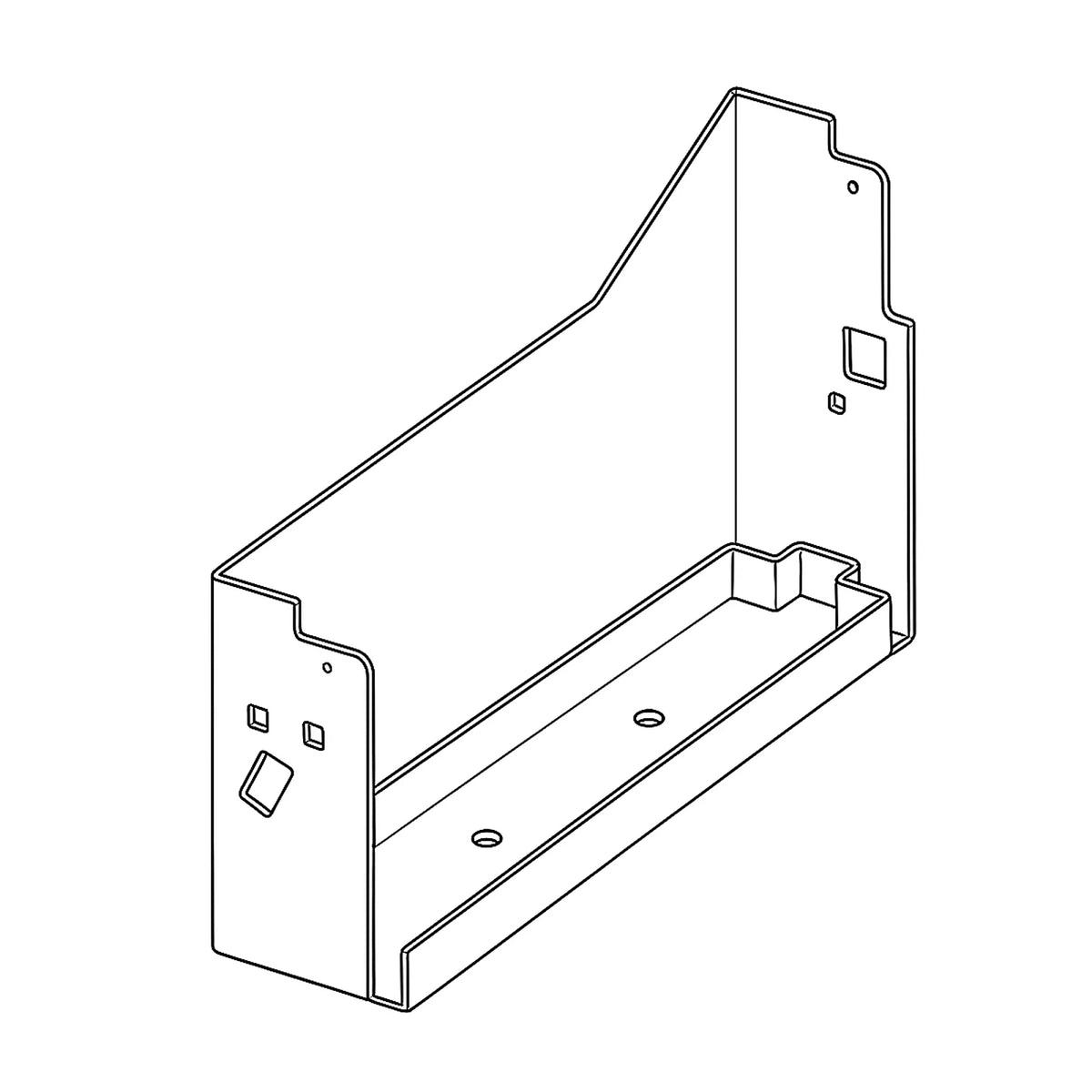 AR40674: Fits John Deere AR40674 Left Side Battery Box with Latch – Genuine OEM