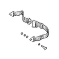 AR41761: Fits John Deere AR41761 4-Post Roll-Guard™ Safety Belt Kit – Genuine OEM