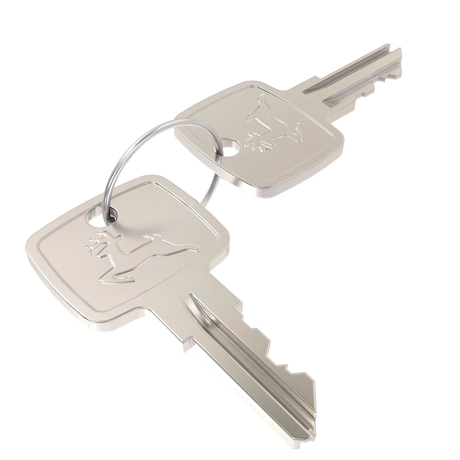 AR51481: Fits John Deere AR51481 Ignition Key (Set of 2) – Genuine OEM