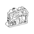 AR52630: Fits John Deere AR52630 Oil Filter Relief Valve Housing – Genuine OEM