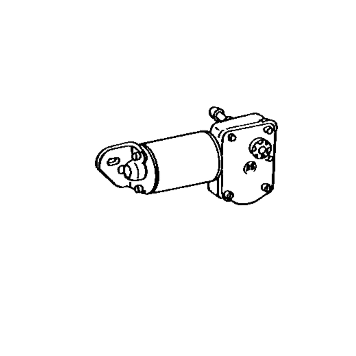 AR56691: Fits John Deere AR56691 LH Windshield Wiper Motor with Mounting Bracket – Genuine OEM