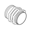 AR58147: Fits John Deere AR58147 Hydraulic Quick-Coupler Plug – Genuine OEM