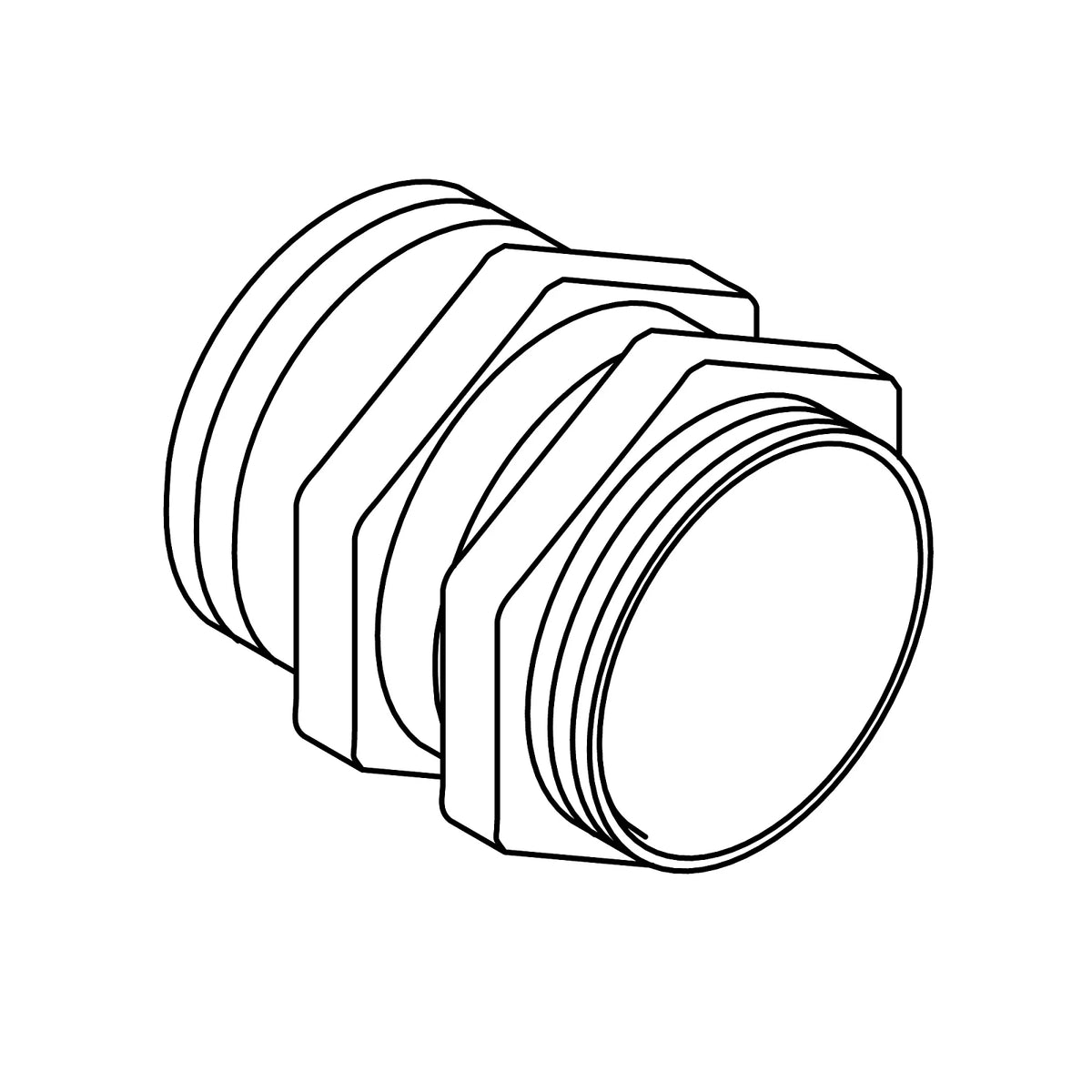 AR58147: Fits John Deere AR58147 Hydraulic Quick-Coupler Plug – Genuine OEM