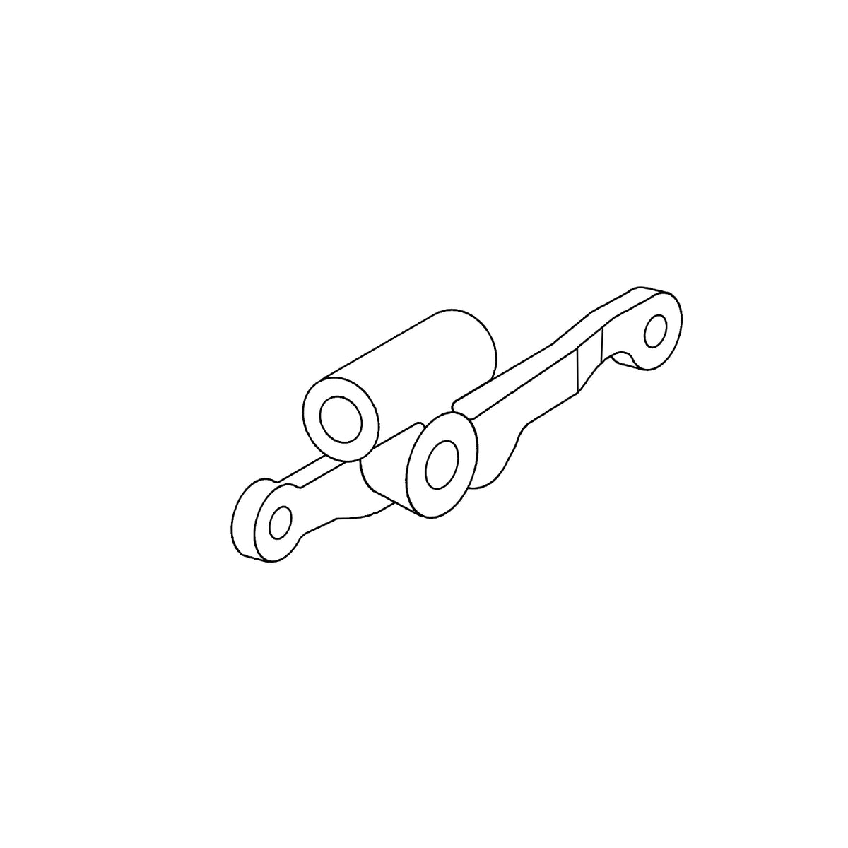 AR61941: Fits John Deere AR61941 Speed Change Lever Arm with Bushings – Genuine OEM