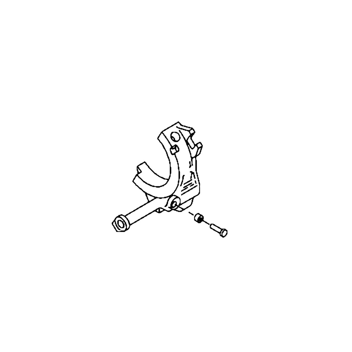 AR77820: Fits John Deere AR77820 Transmission Low and High Range Shifter with Pin – Genuine OEM