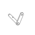 AR86991: Fits John Deere AR86991 SCV Operating Arm – Genuine OEM