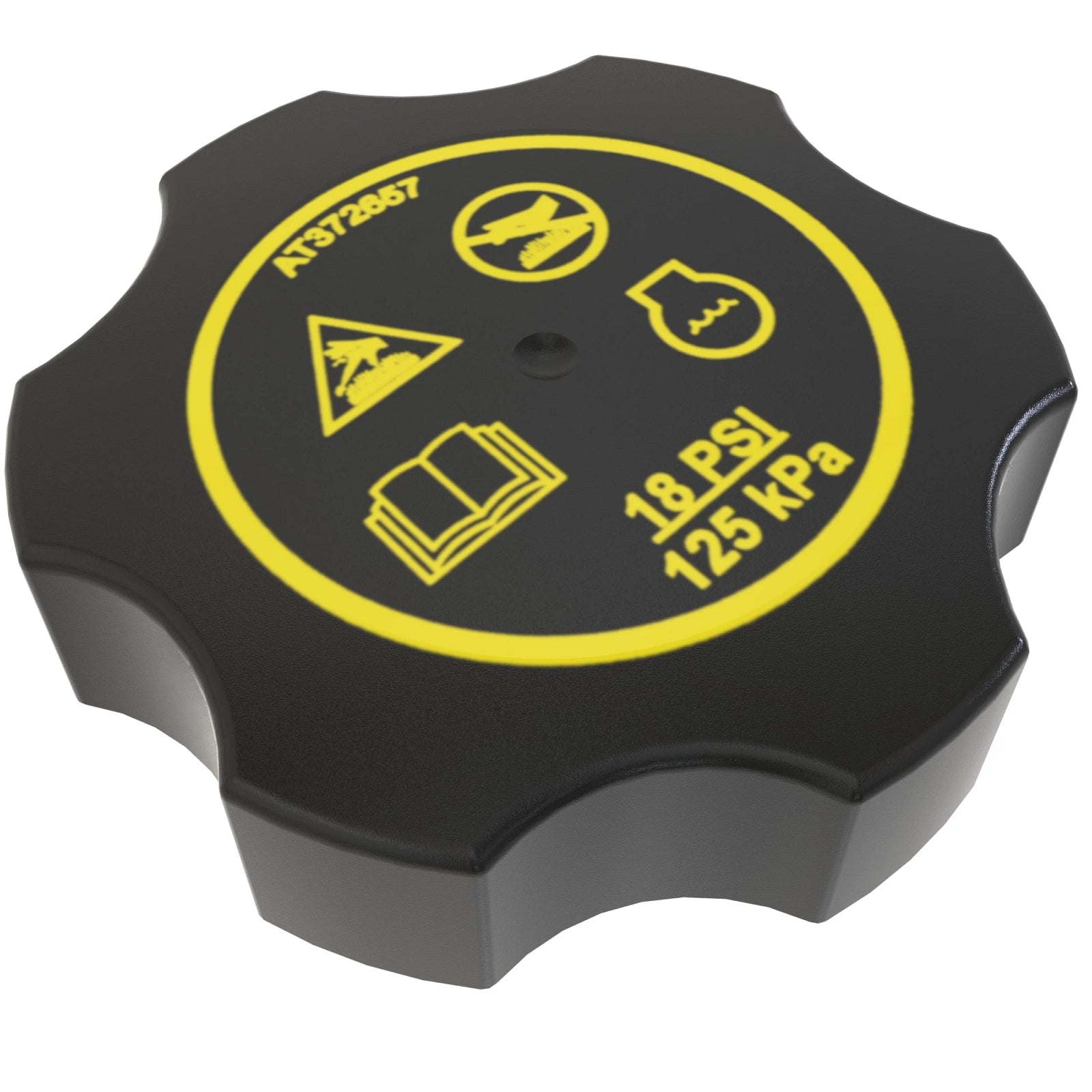 AT372657: Fits John Deere AT372657 Surge Tank Filler Cap – Genuine OEM