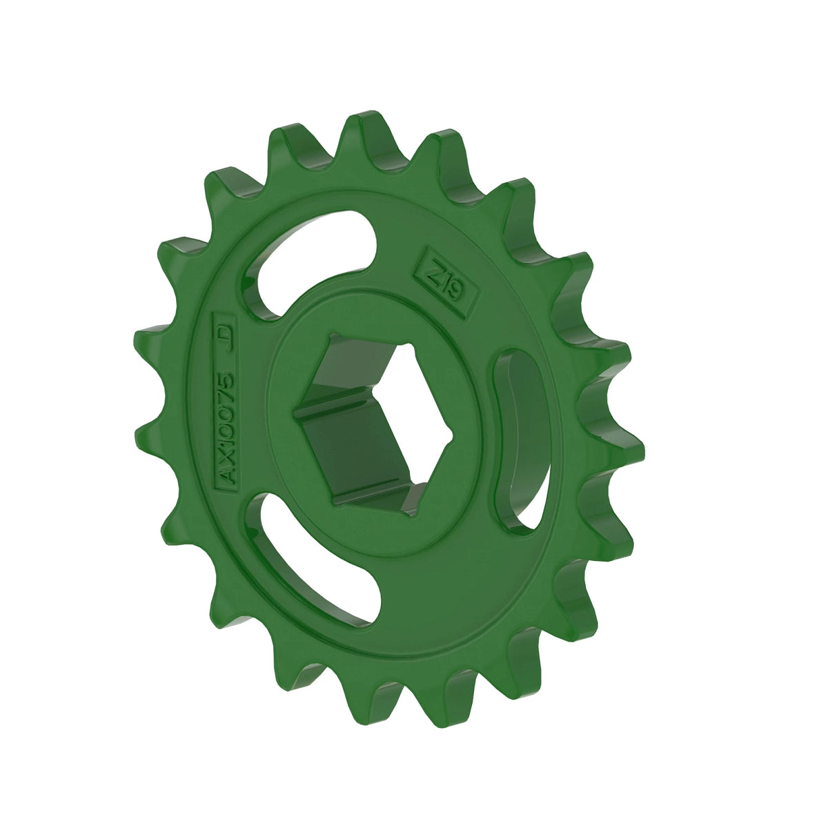 AX10075: Fits John Deere AX10075 Chain Sprocket, 19 Teeth – Genuine OEM