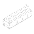 AXE12142: Fits John Deere AXE12142 4-Section Hydraulic External Gear Pump – Genuine OEM