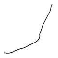 AXE49143: Fits John Deere AXE49143 PBST Transmission Return Hydraulic Hose – Genuine OEM