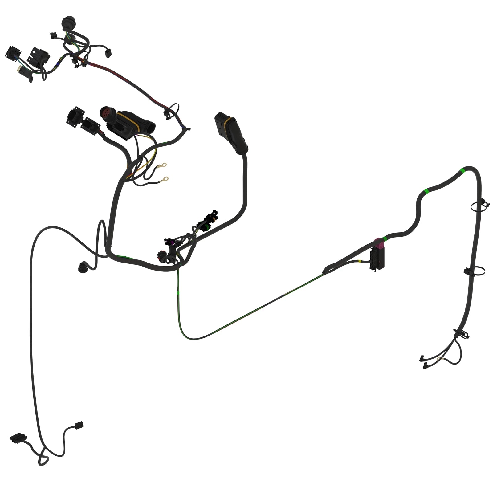 AXE66015: Fits John Deere AXE66015 Cab Main Wiring Harness – Genuine OEM