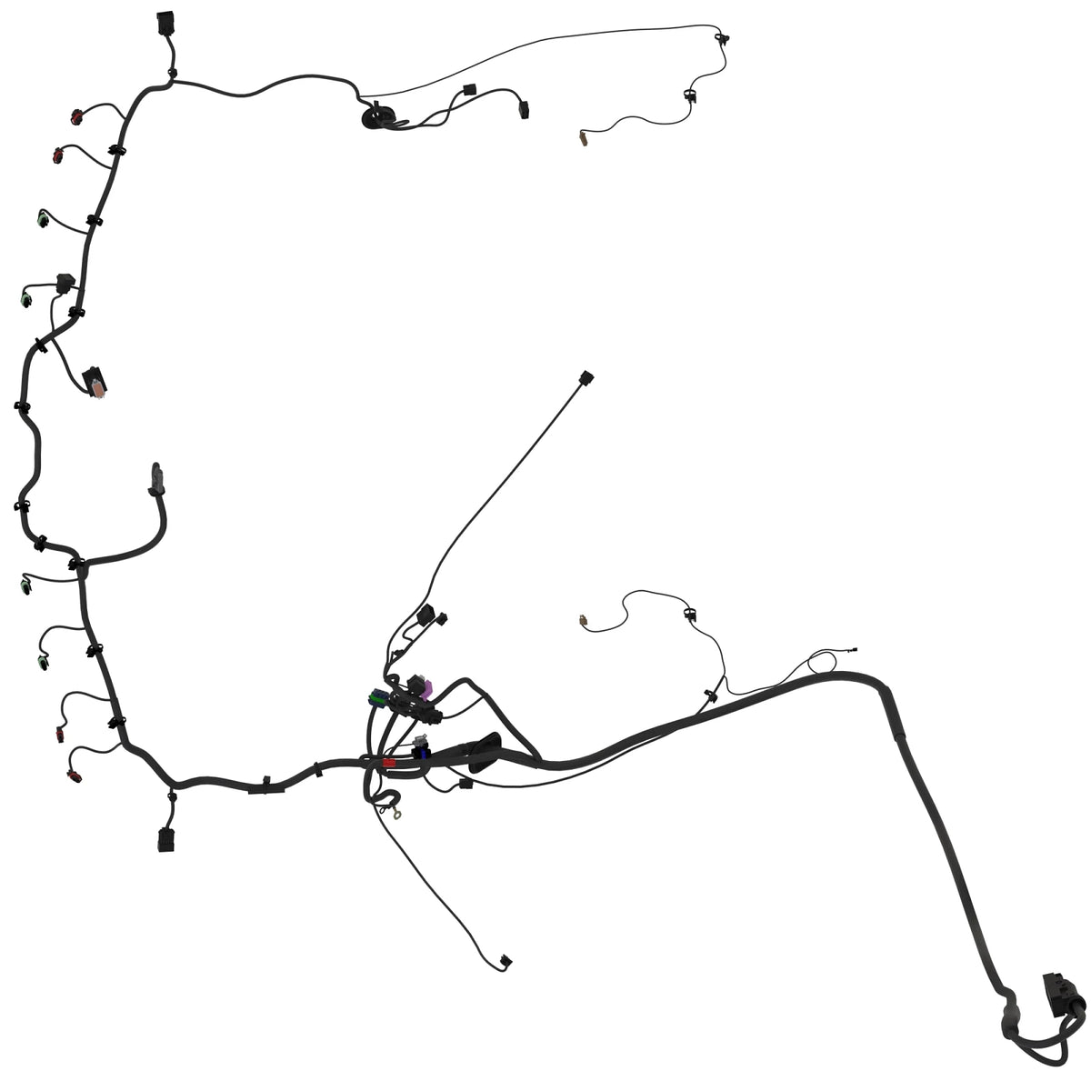 AXE69155: Fits John Deere AXE69155 Cab Roof Wiring Harness – Genuine OEM
