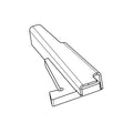AXE75645: Fits John Deere AXE75645 Grinder Seal, RH – Genuine OEM