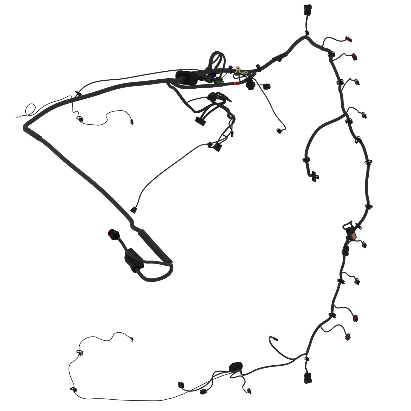 AXE89562: Fits John Deere AXE89562 Cab Roof Wiring Harness – Genuine OEM