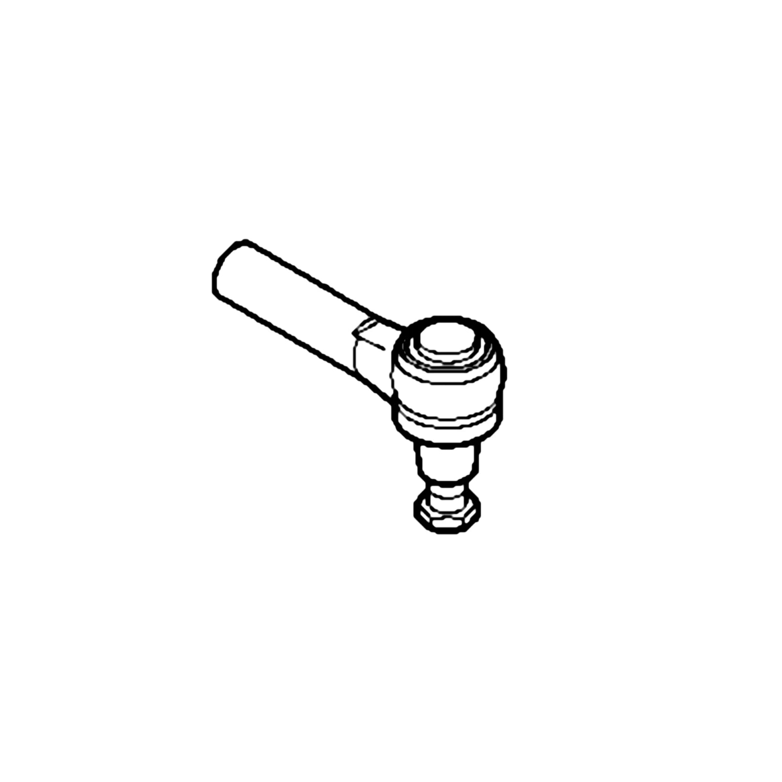 AZ101176: Fits John Deere AZ101176 Steering Linkage Tie Rod End – Genuine OEM