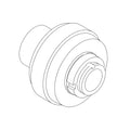 AZ103915: Fits John Deere AZ103915 IVLOC™ Transmission Feed Rolls Clutch – Genuine OEM