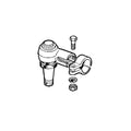 AZ28776: Fits John Deere AZ28776 Steering Cylinder Tie Rod End – Genuine OEM