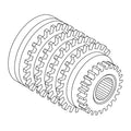 AZ56805: Fits John Deere AZ56805 Angular Drive Clutch – Genuine OEM