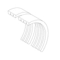 AZ58519: Fits John Deere AZ58519 Powertrain Main Drive Belt Set, Effective Length 6450 mm (253.9 inch) – Genuine OEM