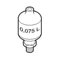 AZ61686: Fits John Deere AZ61686 Hydraulic Accumulator – Genuine OEM