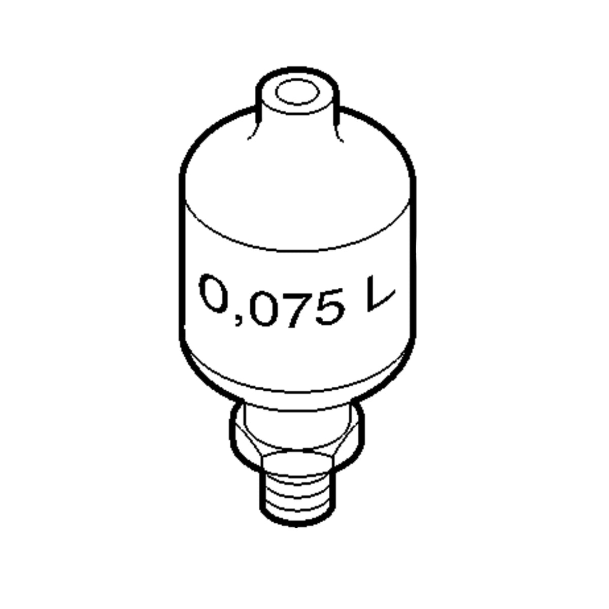 AZ61686: Fits John Deere AZ61686 Hydraulic Accumulator – Genuine OEM