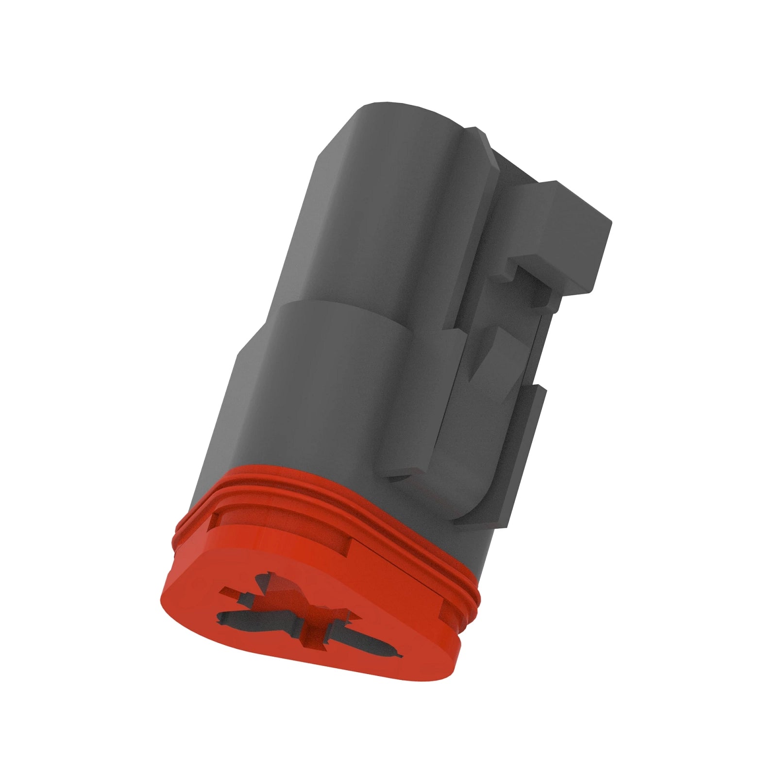 AZ63109: Fits John Deere AZ63109 Gray Internal Electrical Connector, 3 Cavities – Genuine OEM
