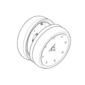 BA26744: Fits John Deere BA26744 Dual Gauge Wheel Conversion Attachment – Genuine OEM